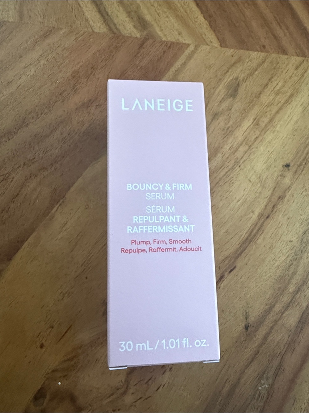 LANEIGE Bouncy & Firm Serum - Pale Pink Packaging